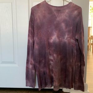 AE tie die tunic sweatshirt